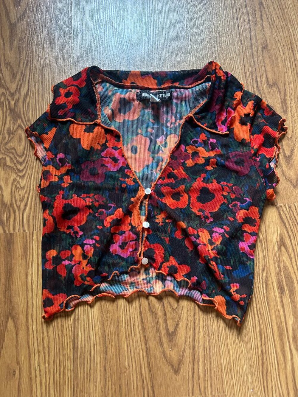 Urban Outfitters Floral Crop Top